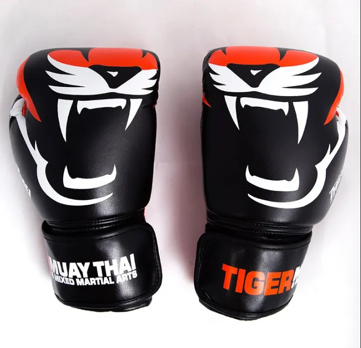 泰拳拳套 Thai Boxing Gloves : Tiger V.2Black