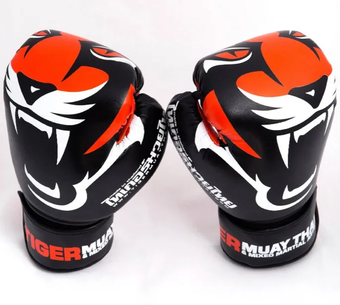 泰拳拳套 Thai Boxing Gloves : Tiger V.2Black