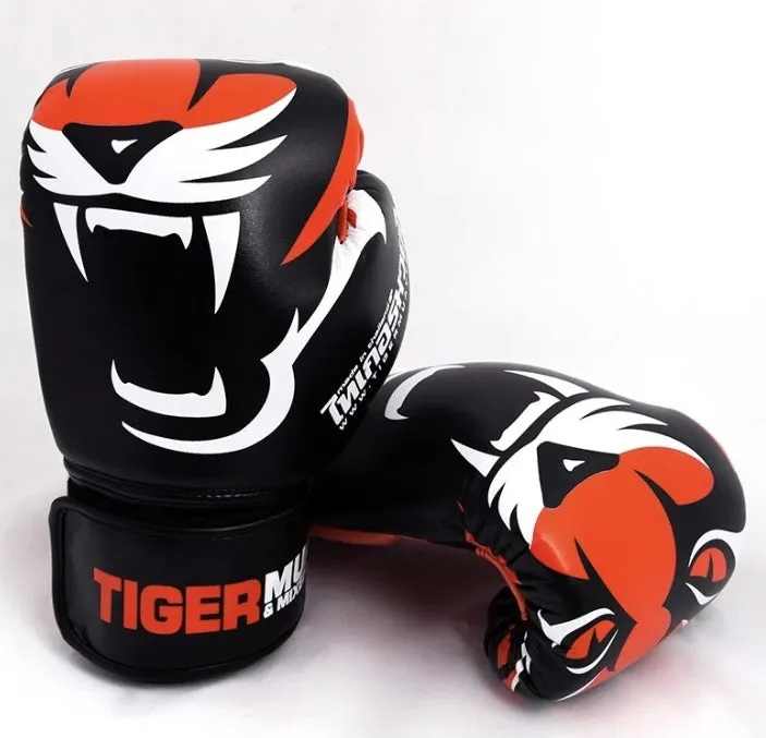 泰拳拳套 Thai Boxing Gloves : Tiger V.2Black