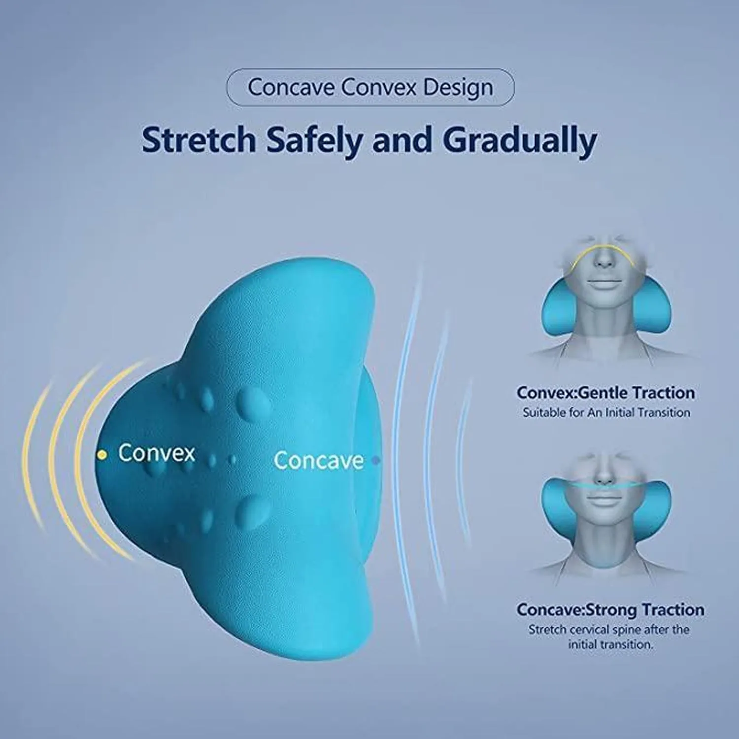 0511 Neck Relaxer | Cervical Pillow for Neck & Shoulder Pain | Chiropractic Acupressure Manual Massage | Medical Grade Material | Recommended by Orthopaedics