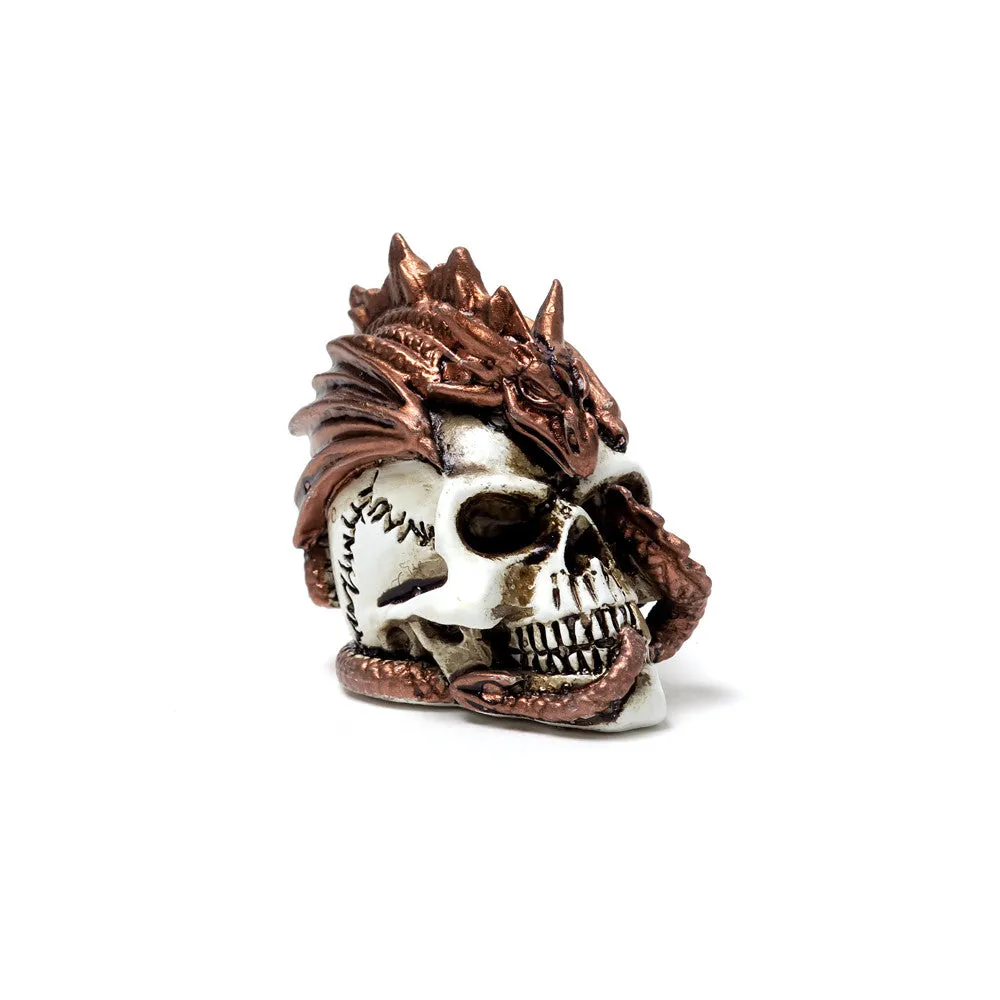 1.5" Miniature Skull Statue - Dragon Keeper