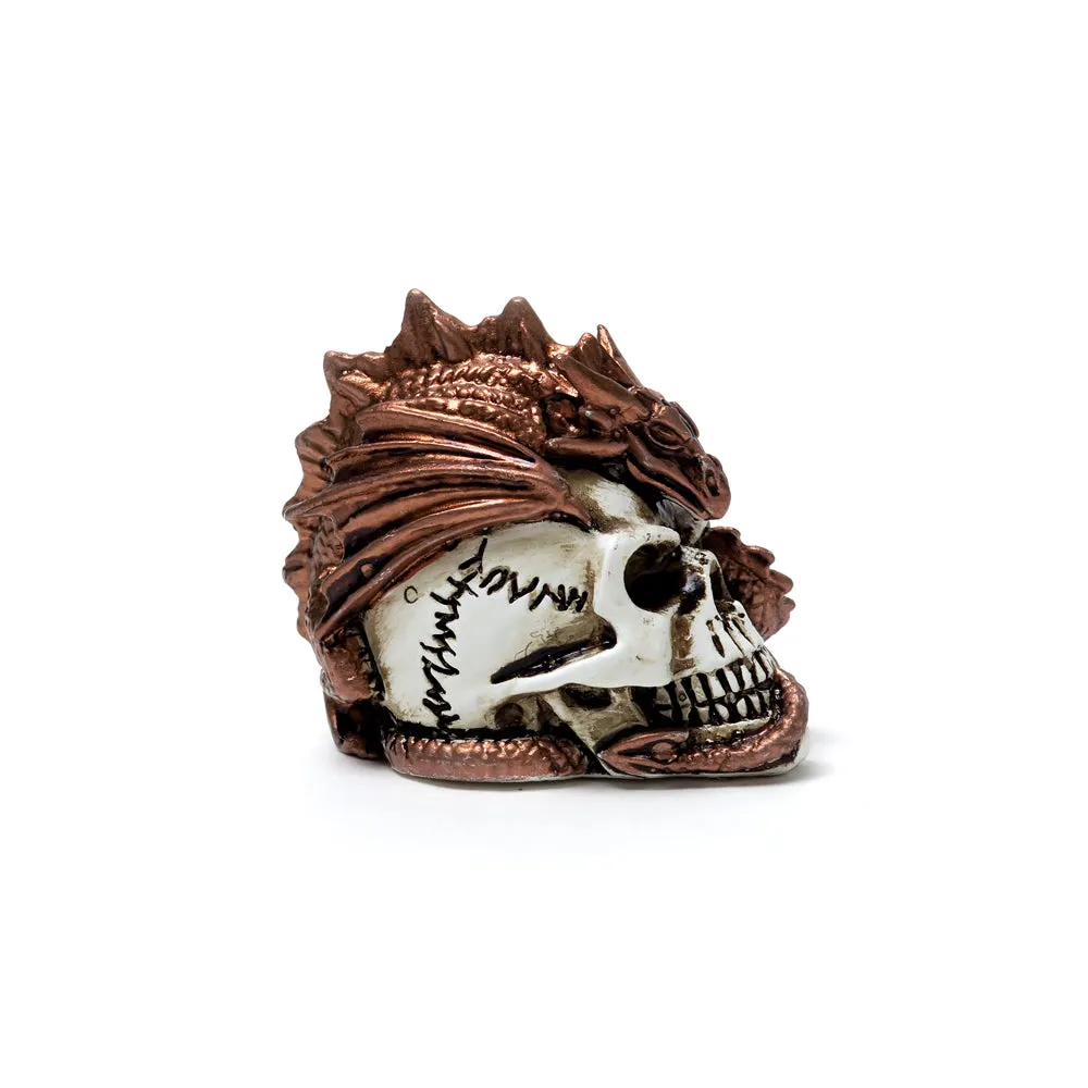 1.5" Miniature Skull Statue - Dragon Keeper