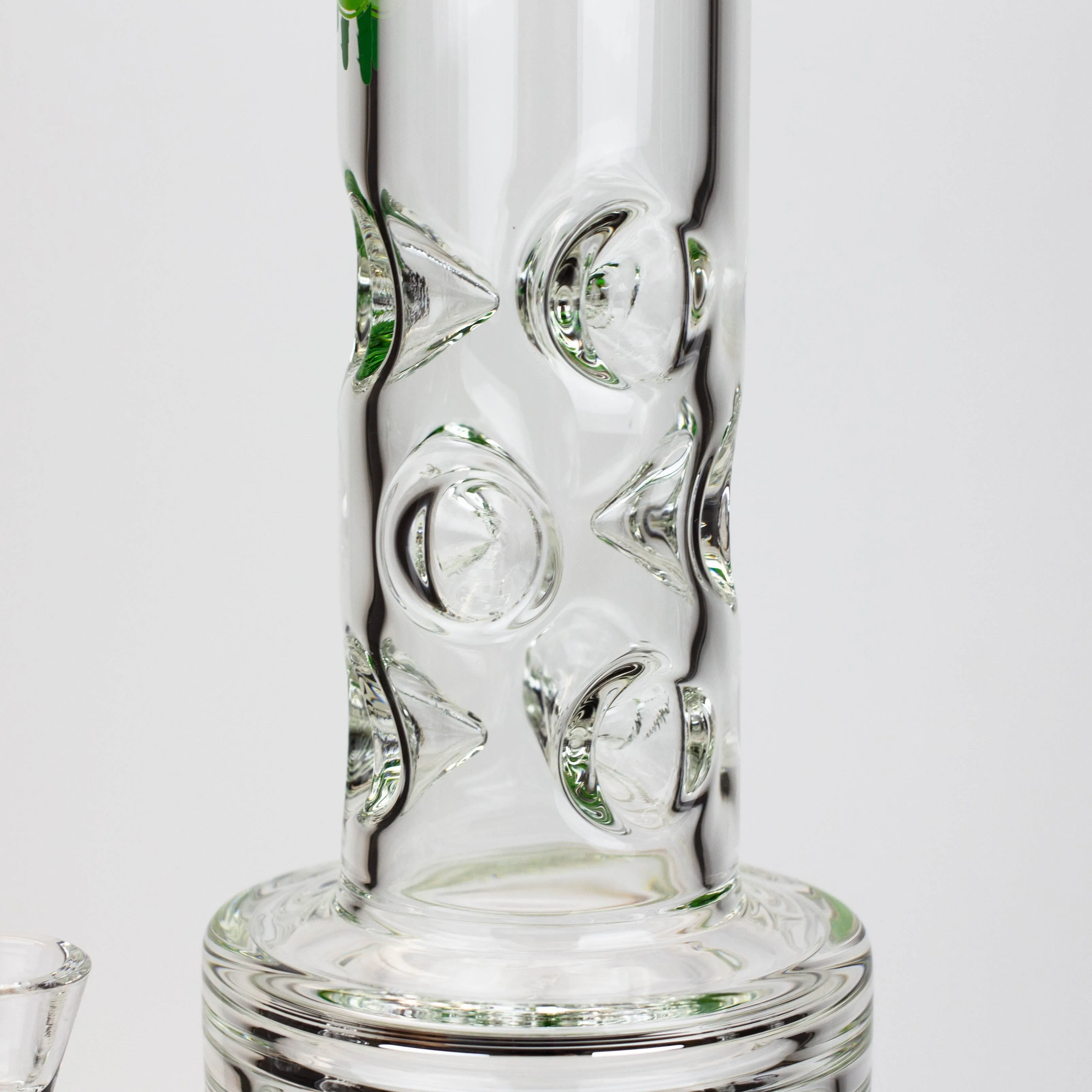 18" Water Bong Thriple Mini Showerhead Perc