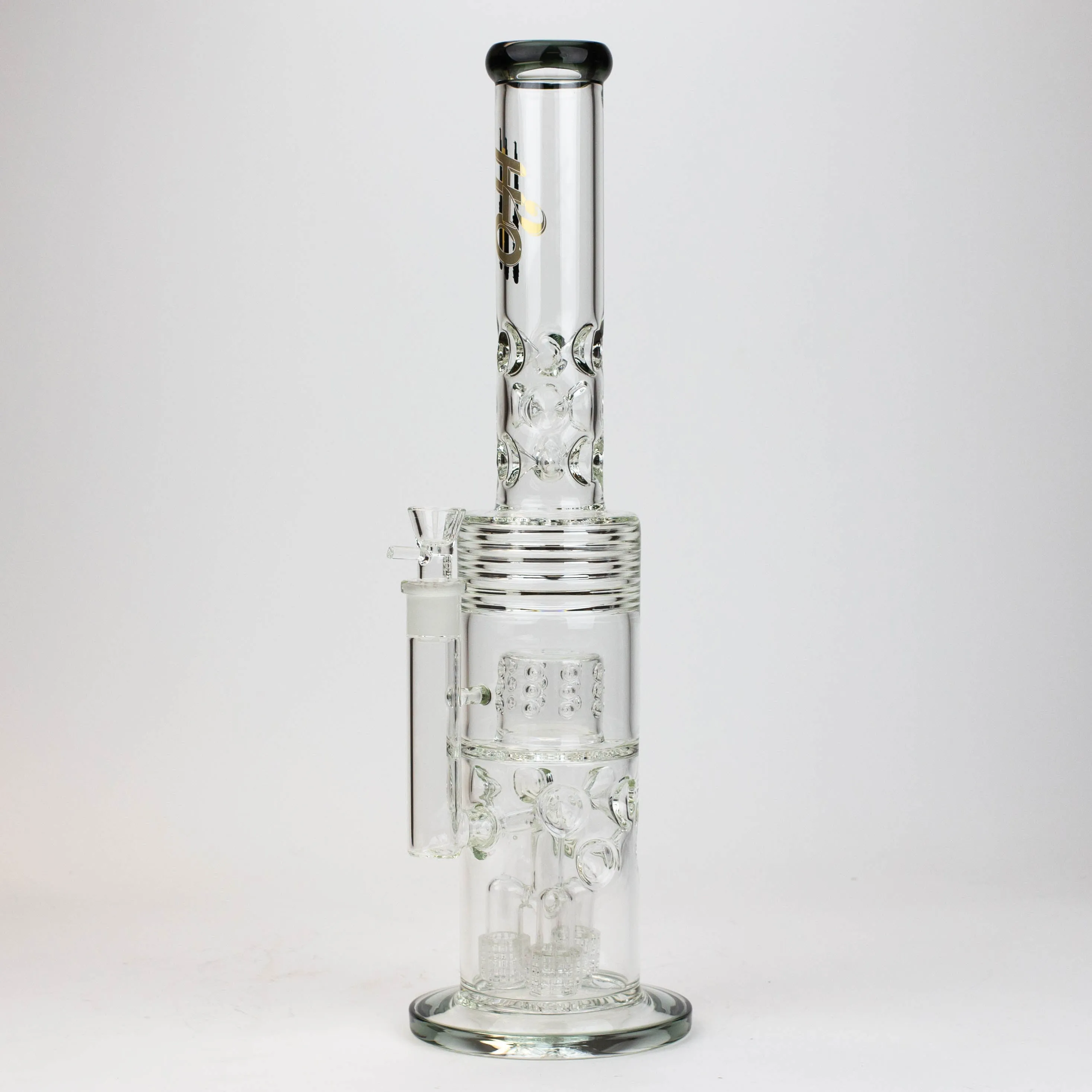 18" Water Bong Thriple Mini Showerhead Perc