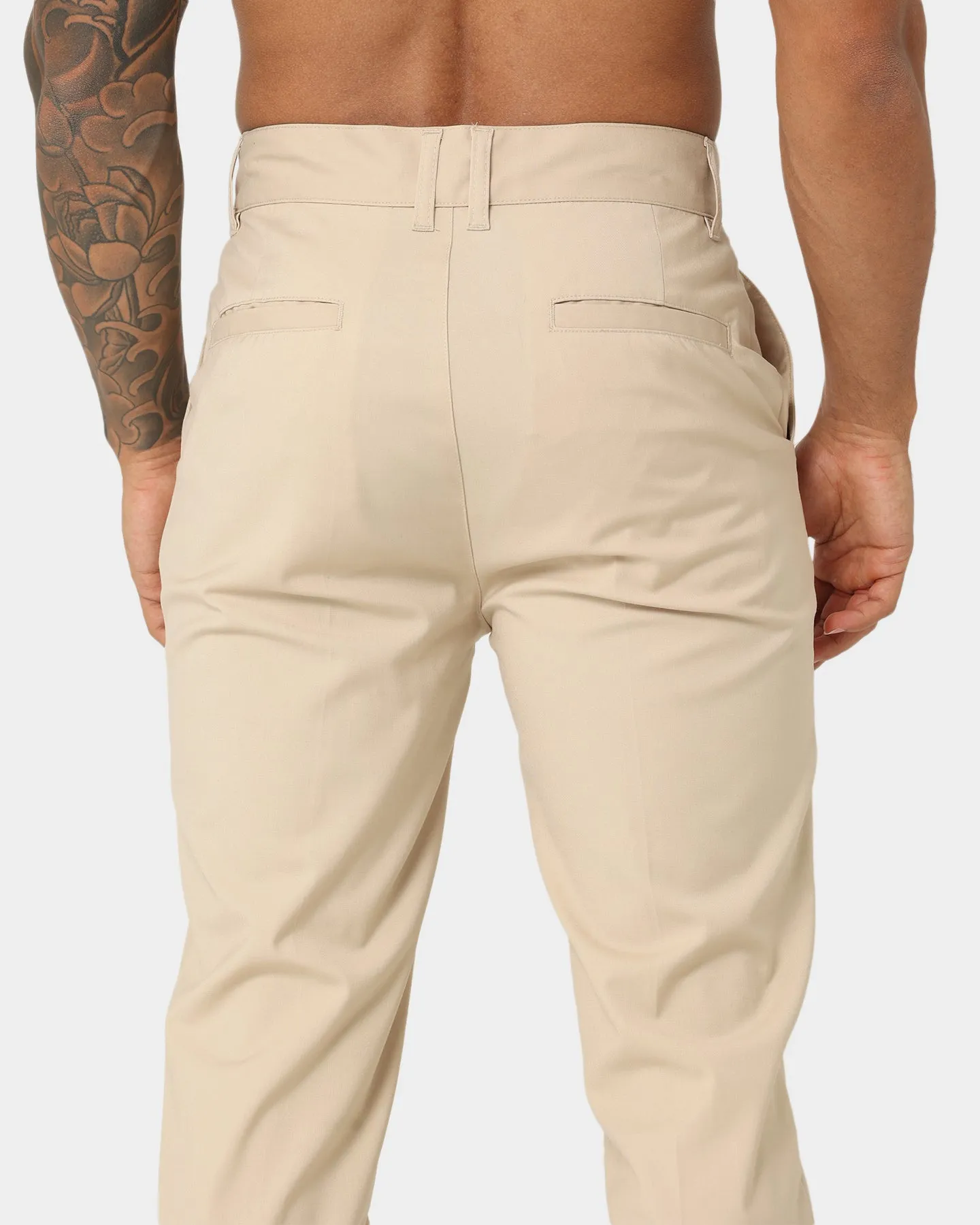 404 Heritage Zip Trouser Stone