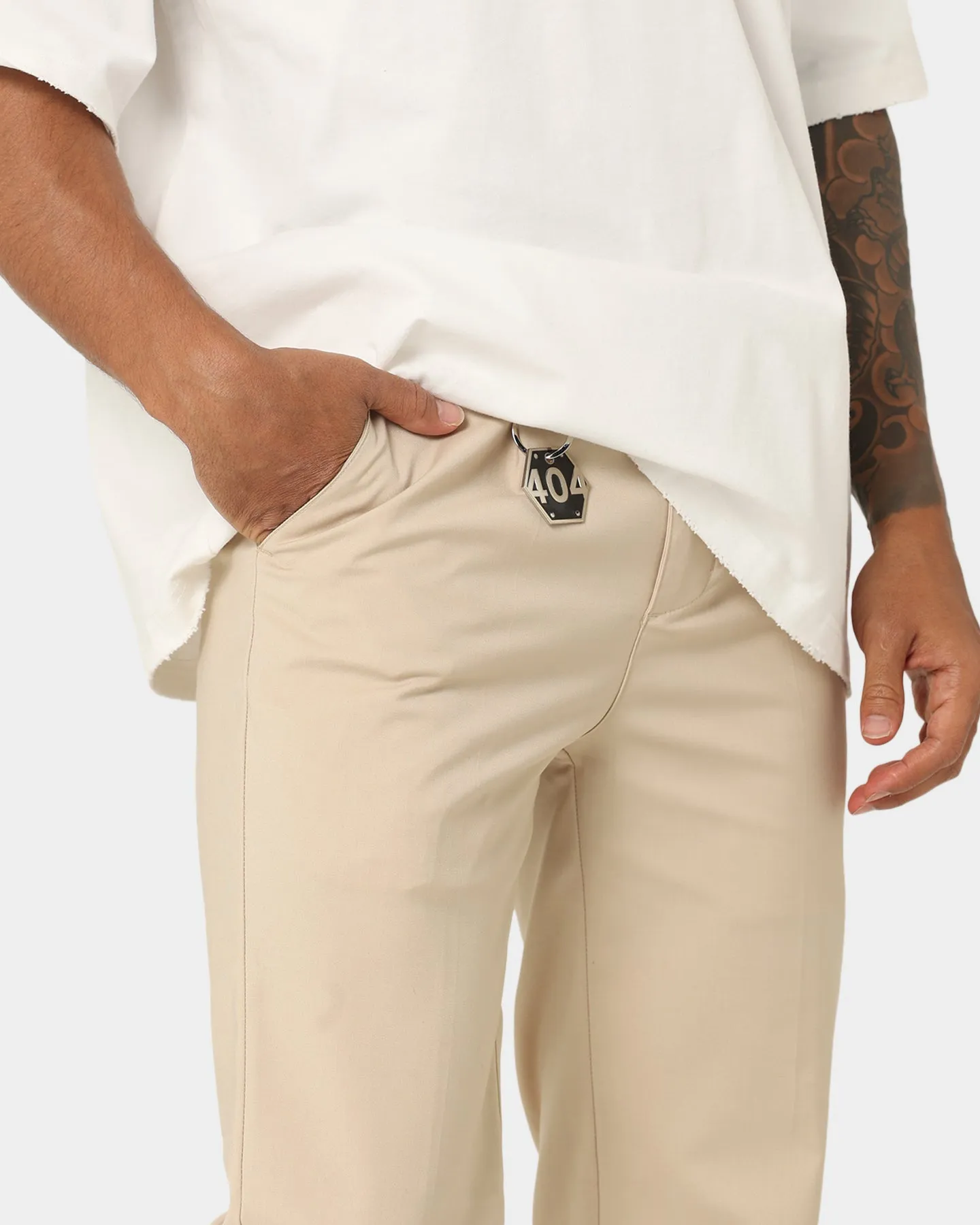 404 Heritage Zip Trouser Stone