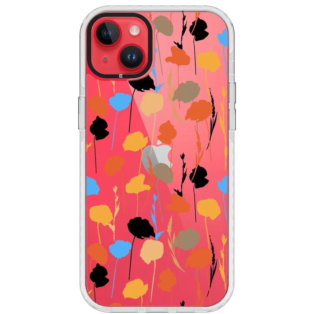 Abstract Fall Flowers Impact iPhone Case