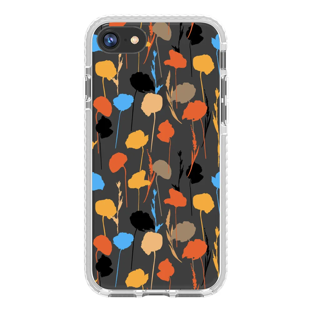 Abstract Fall Flowers Impact iPhone Case