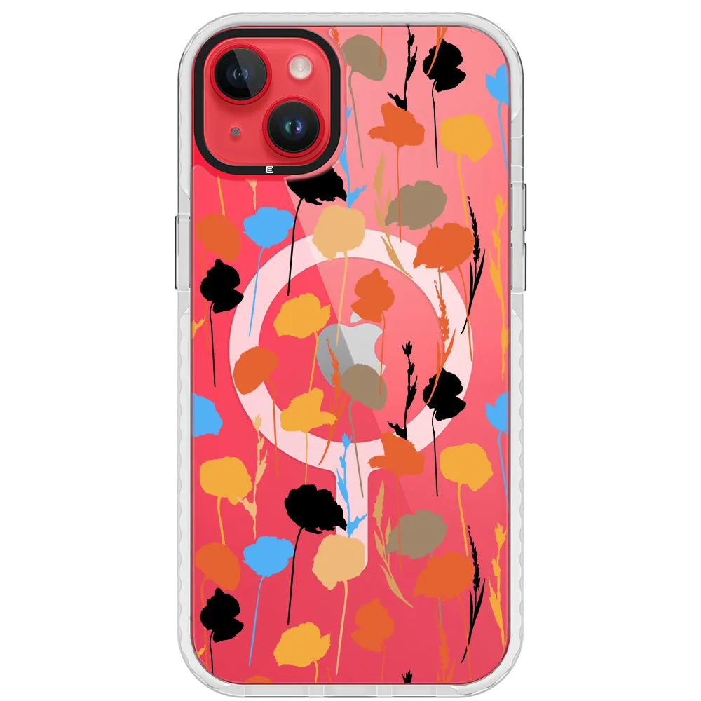 Abstract Fall Flowers Impact iPhone Case