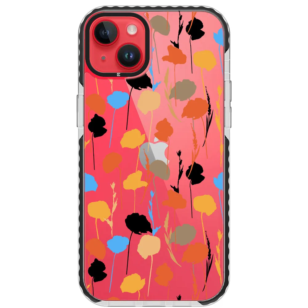 Abstract Fall Flowers Impact iPhone Case