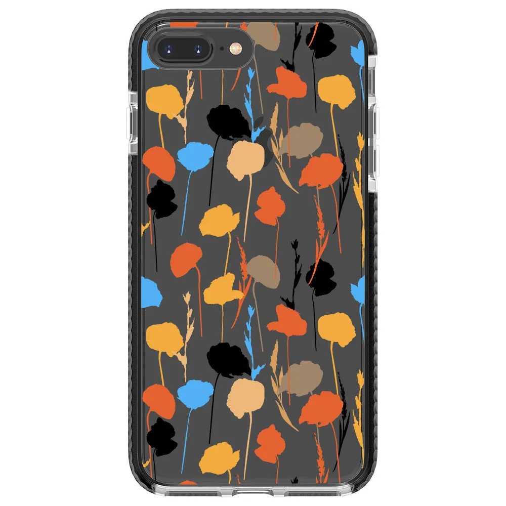 Abstract Fall Flowers Impact iPhone Case