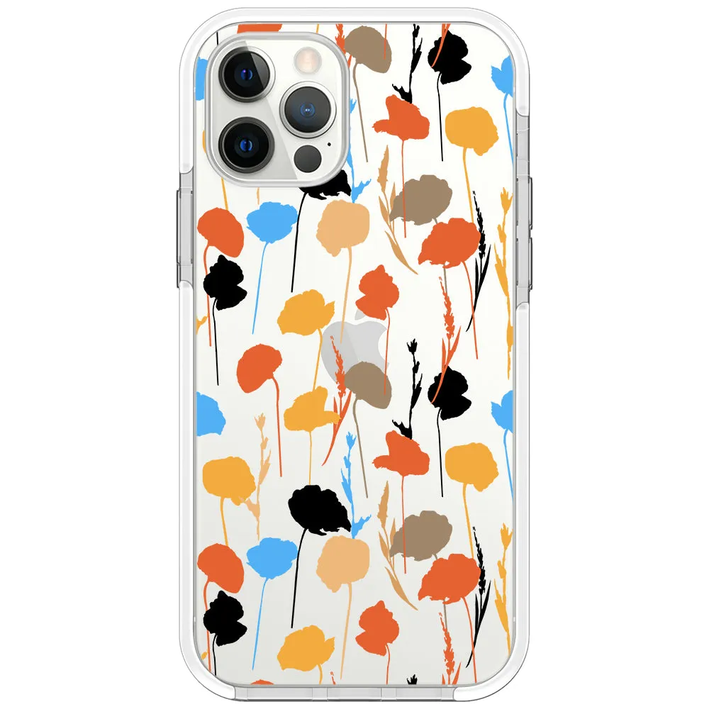 Abstract Fall Flowers Impact iPhone Case