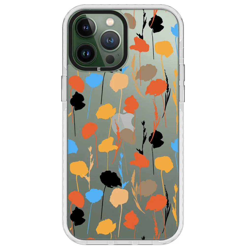 Abstract Fall Flowers Impact iPhone Case