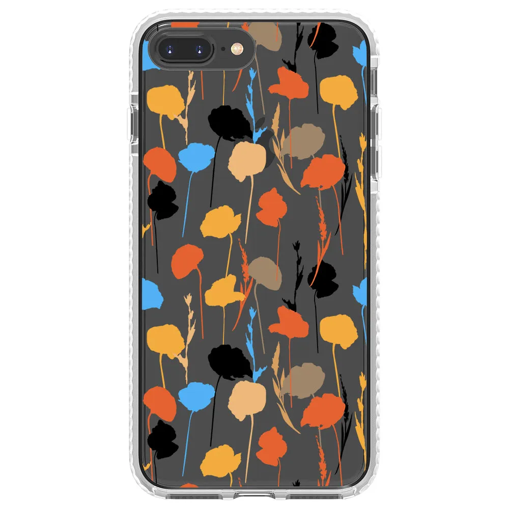 Abstract Fall Flowers Impact iPhone Case