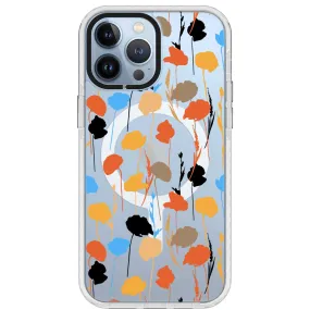 Abstract Fall Flowers Impact iPhone Case