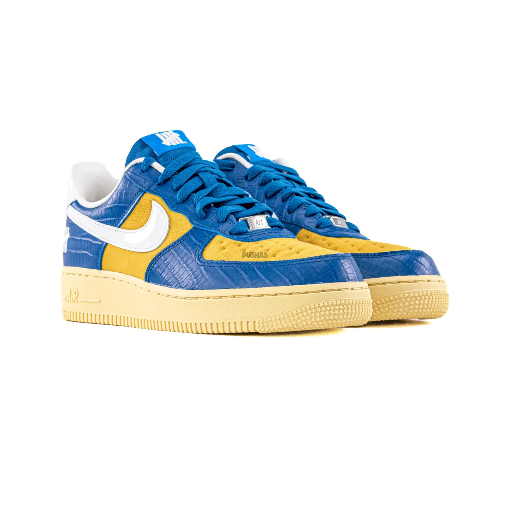 Air Force 1 Low SP x Undefeated '5 On It Blue Yellow Croc' (2021)