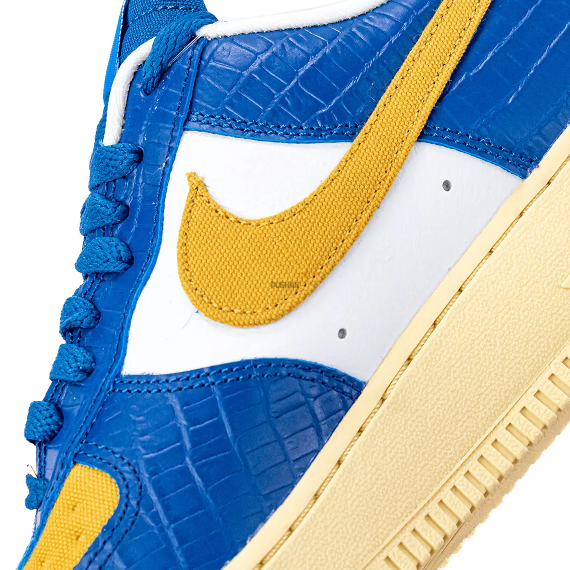 Air Force 1 Low SP x Undefeated '5 On It Blue Yellow Croc' (2021)