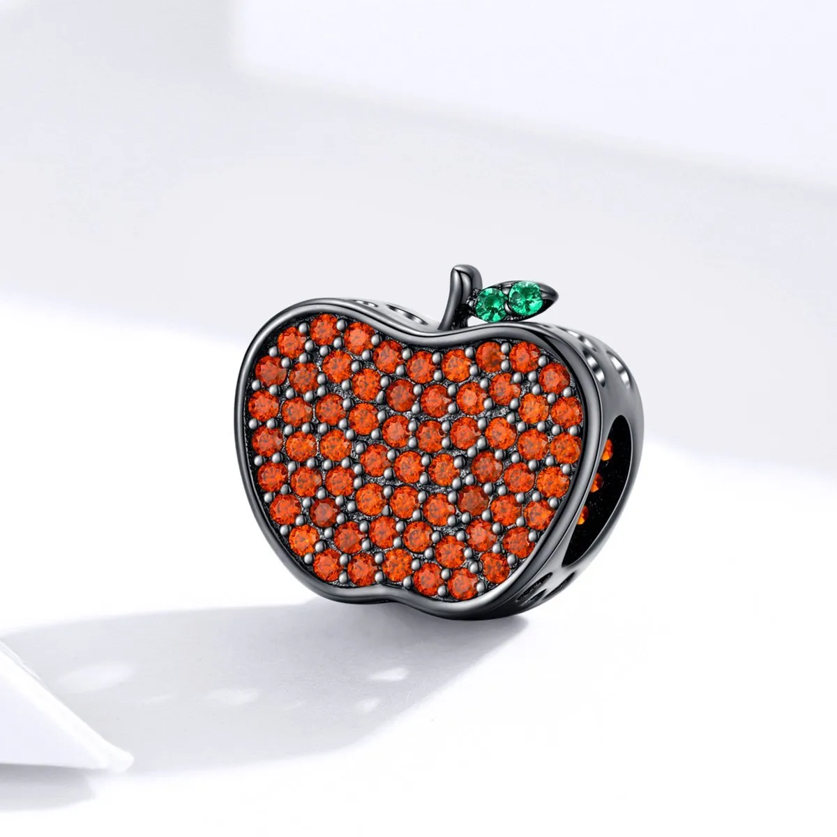 Apple Bobbing 925 Sterling Silver Bead Charm