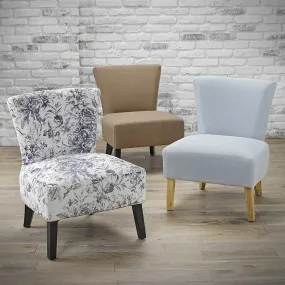 Austen Contemporary Linen Fabric Chair