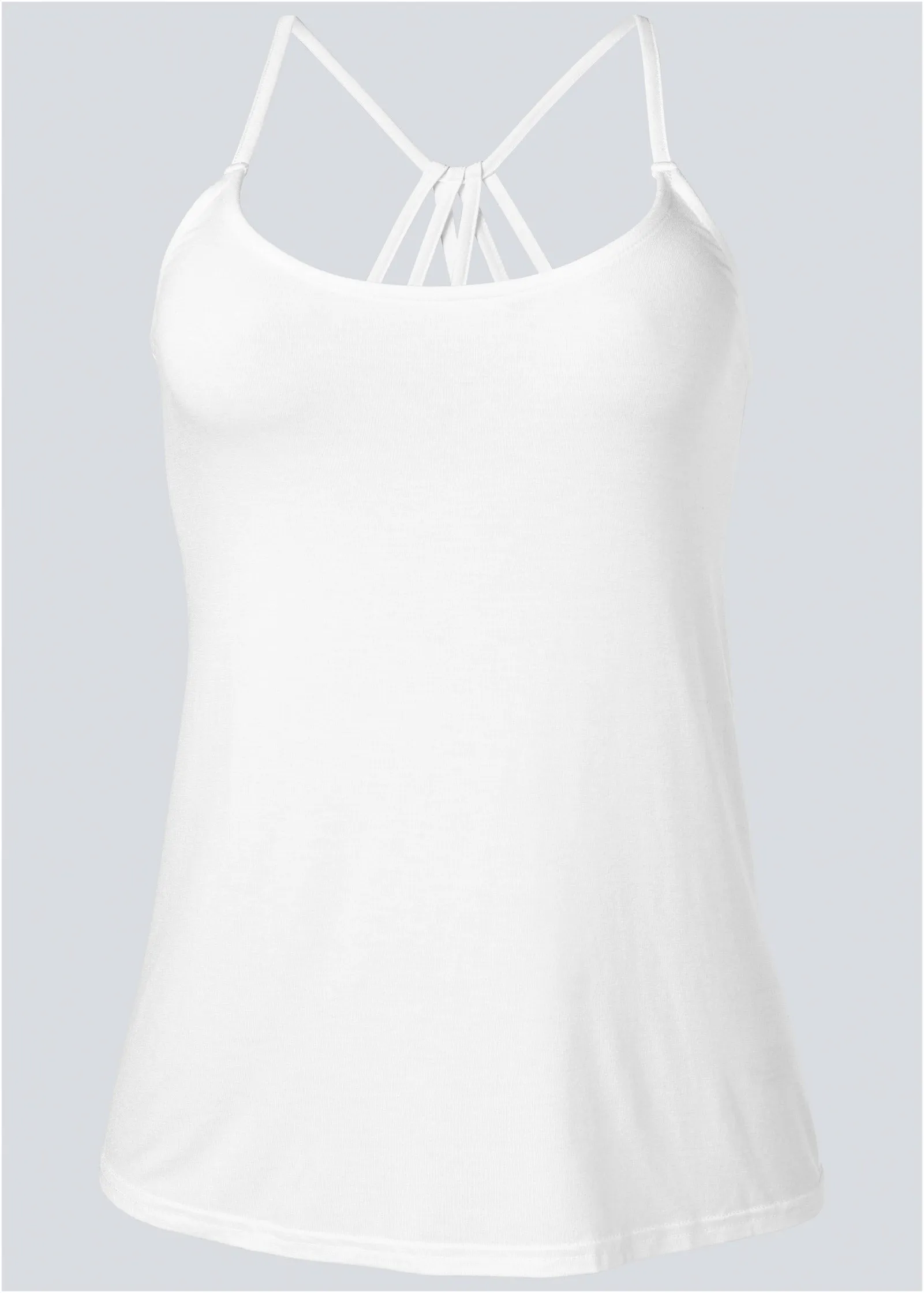 Back Detail Top - White