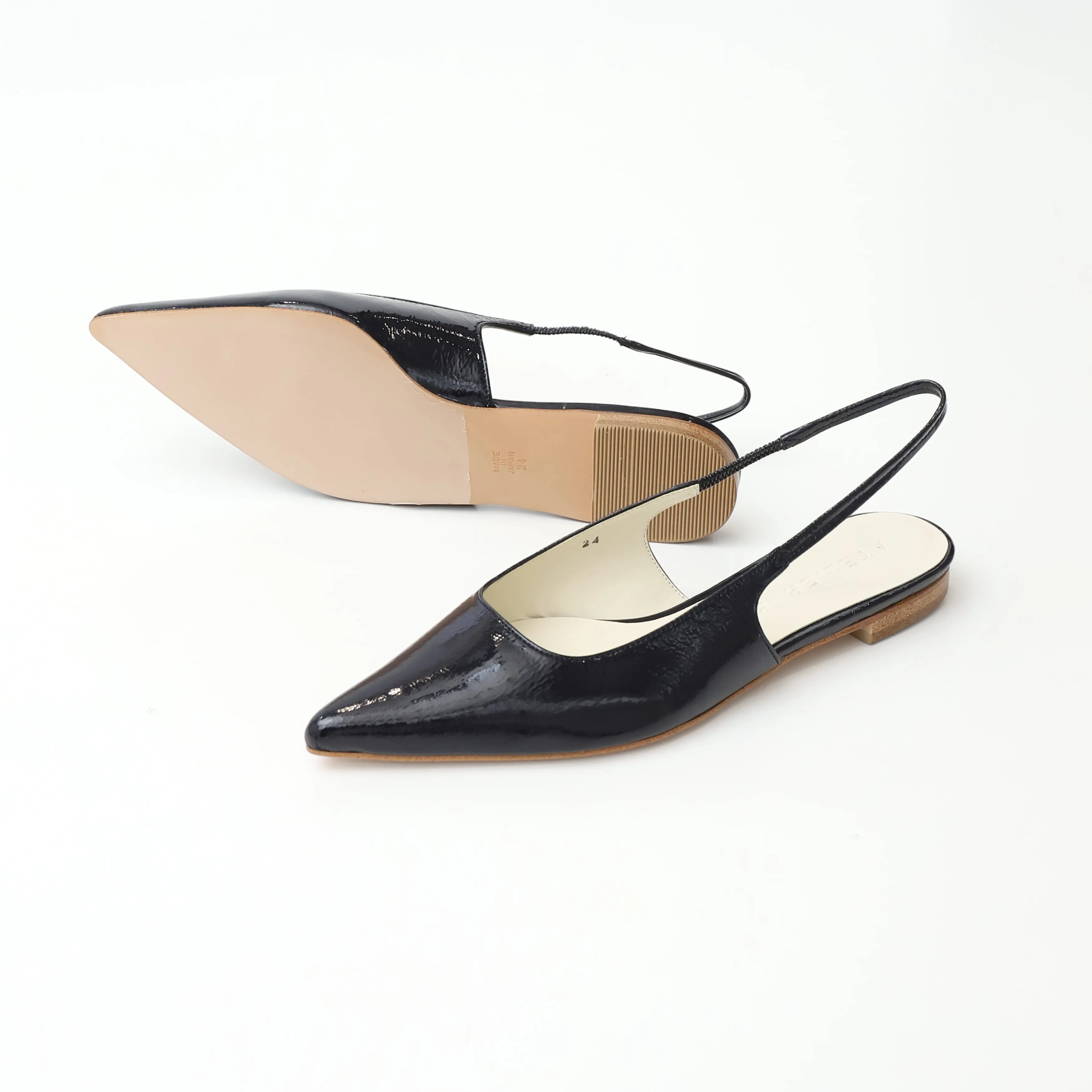 Back sling flat shoes