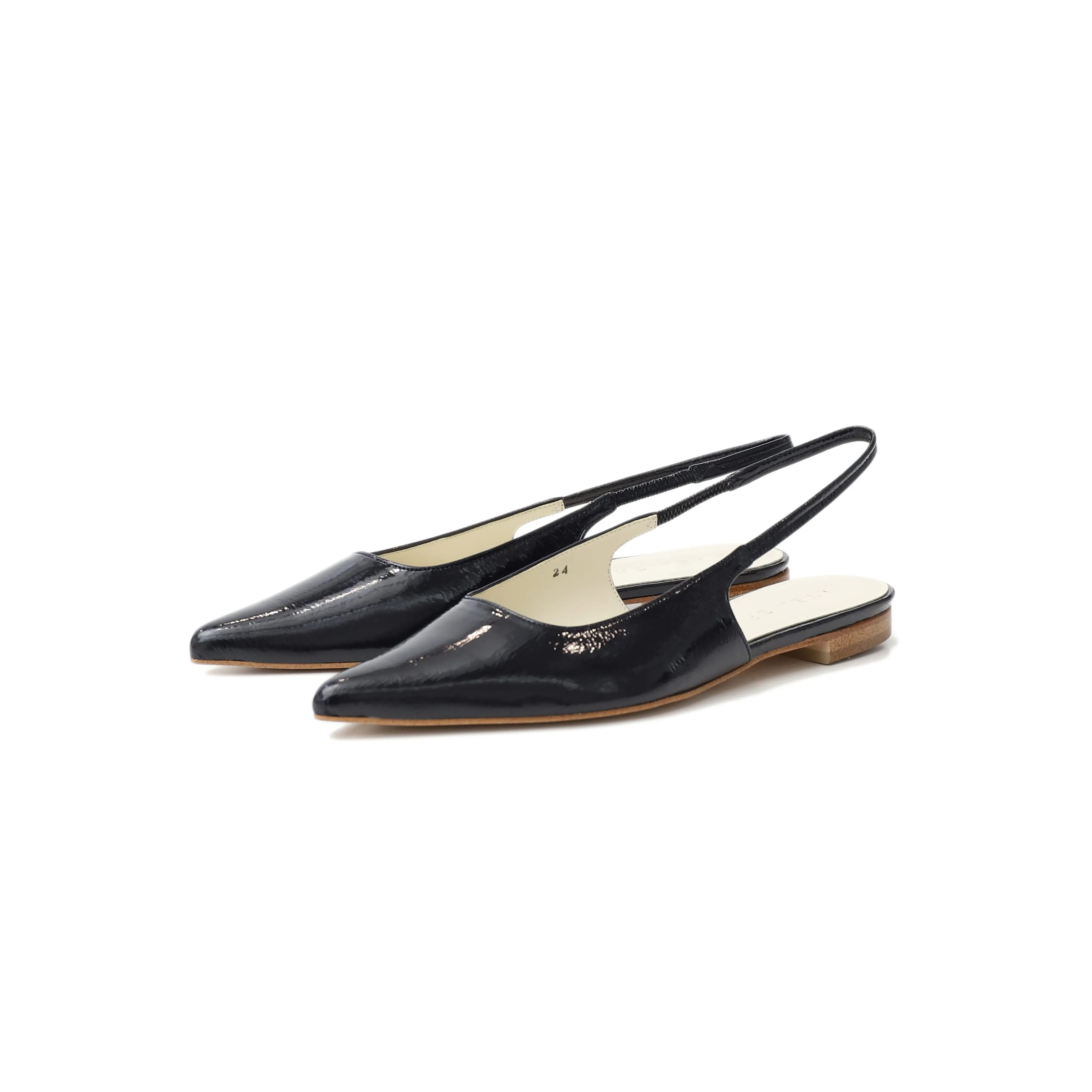 Back sling flat shoes