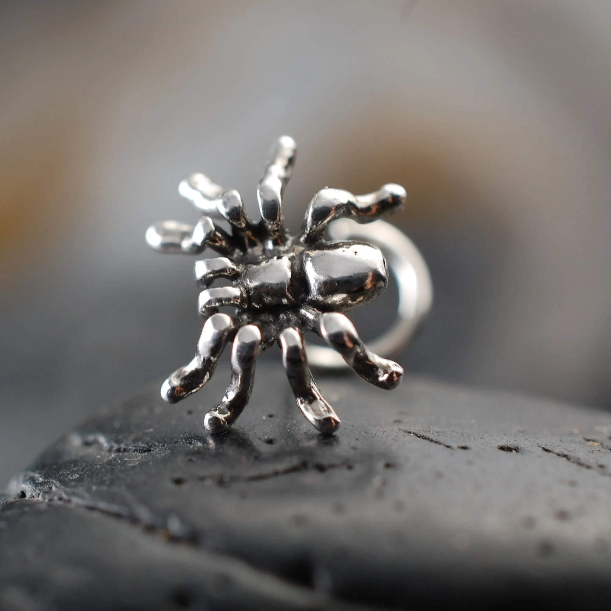 Badass Spider Insect Nose Stud