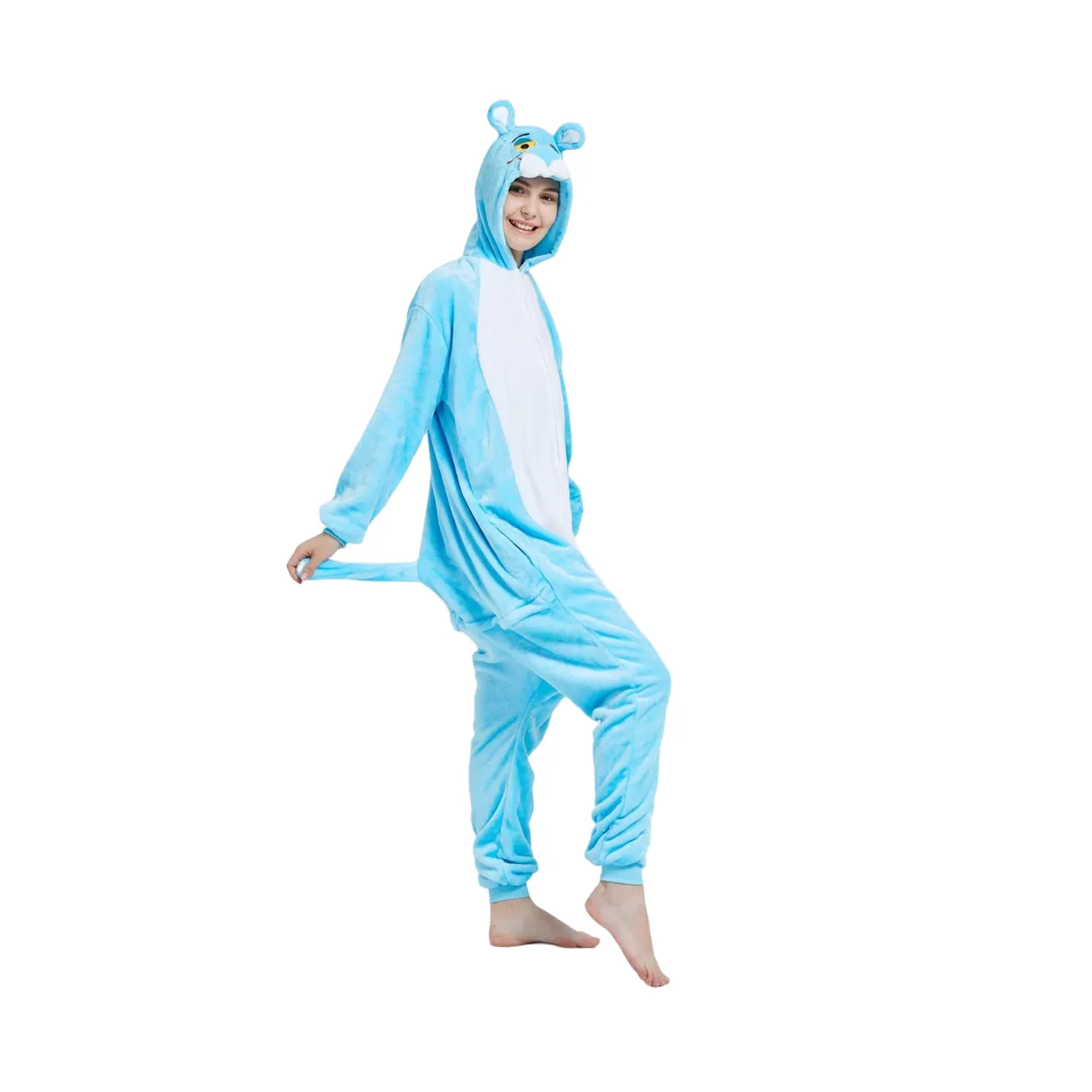 Blue Panther Adult Onesie