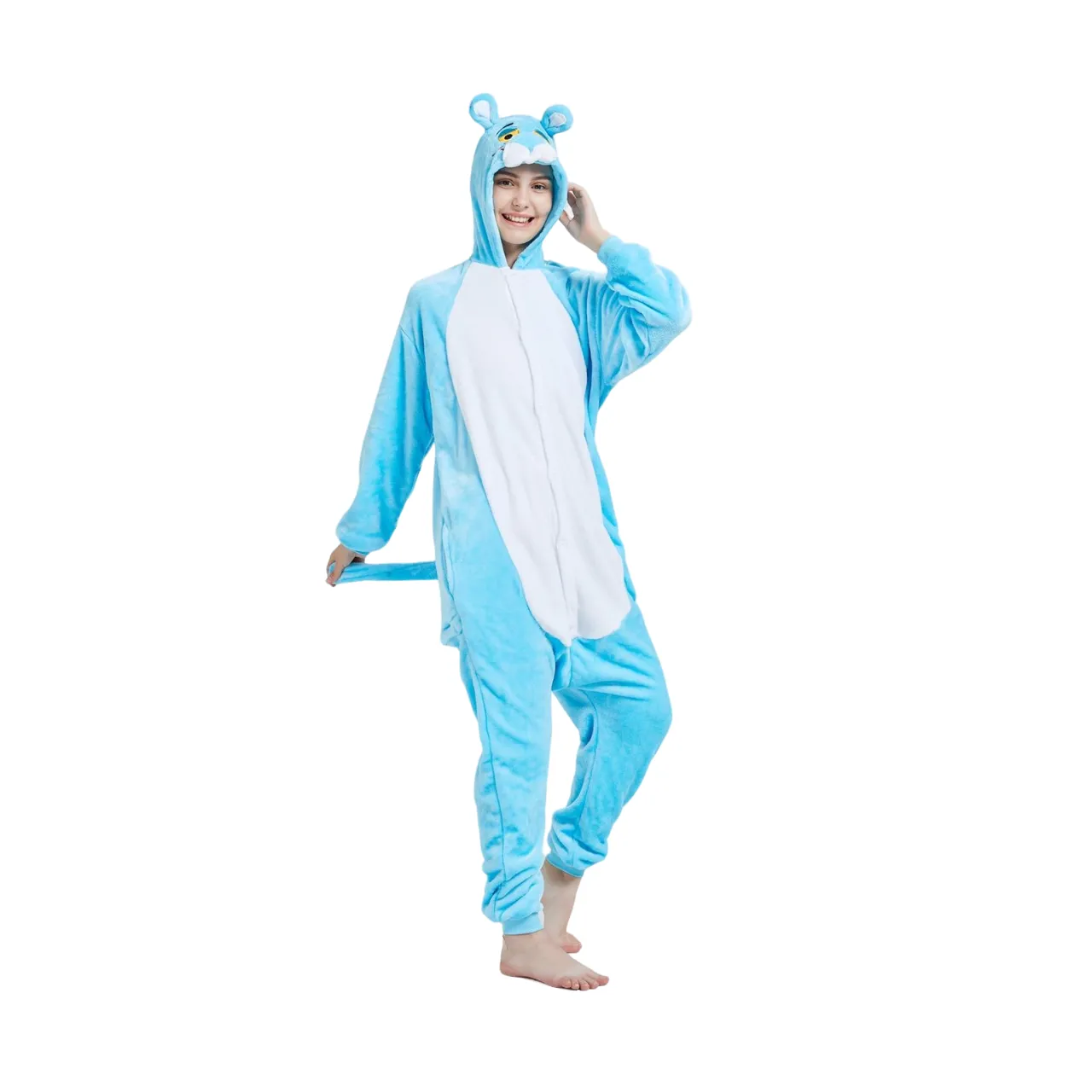 Blue Panther Adult Onesie