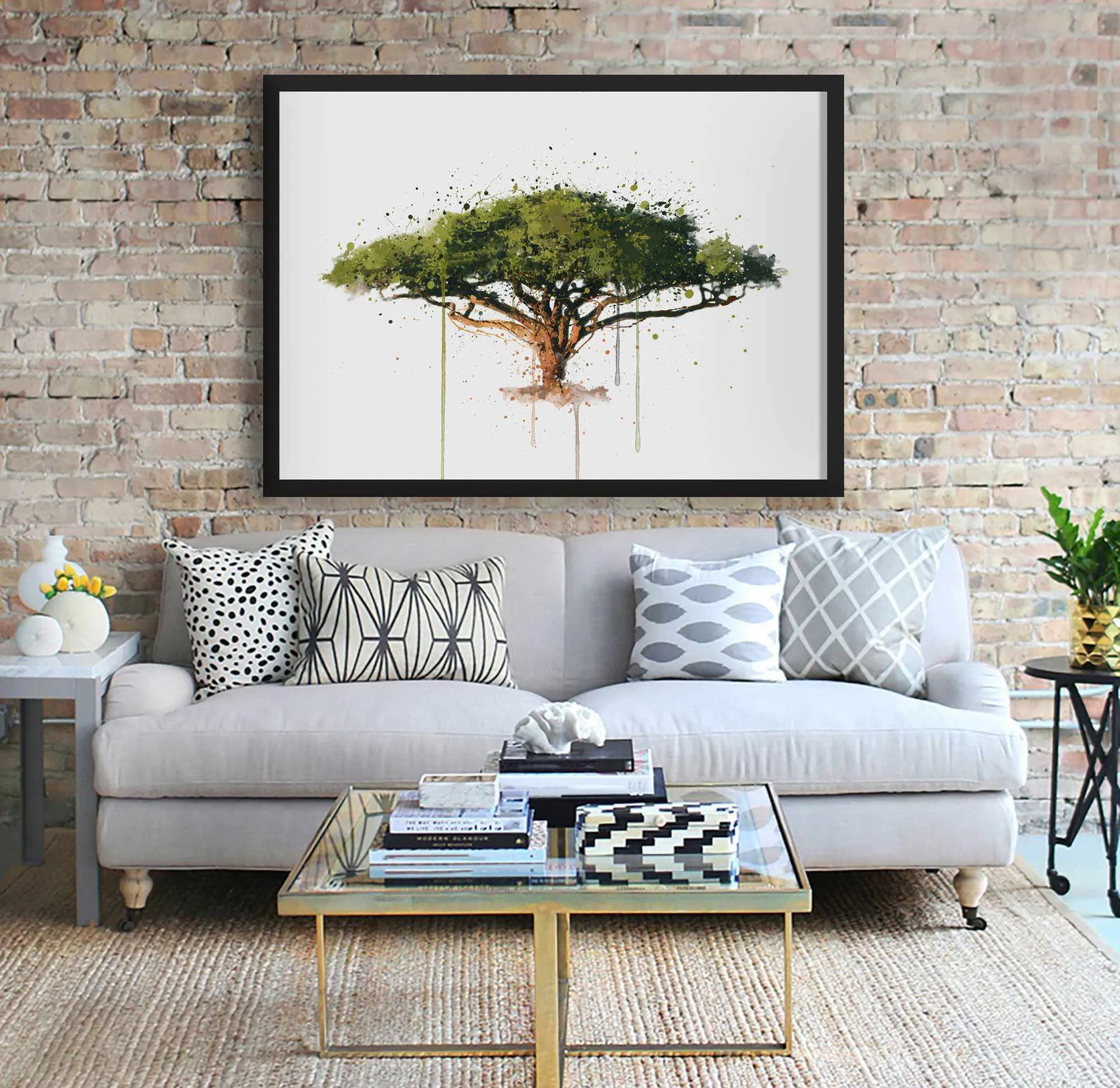 Botanical Wall Art Print ‘Acacia’ - Plant Prints, Botanical Art Prints and Botanical Illustrations