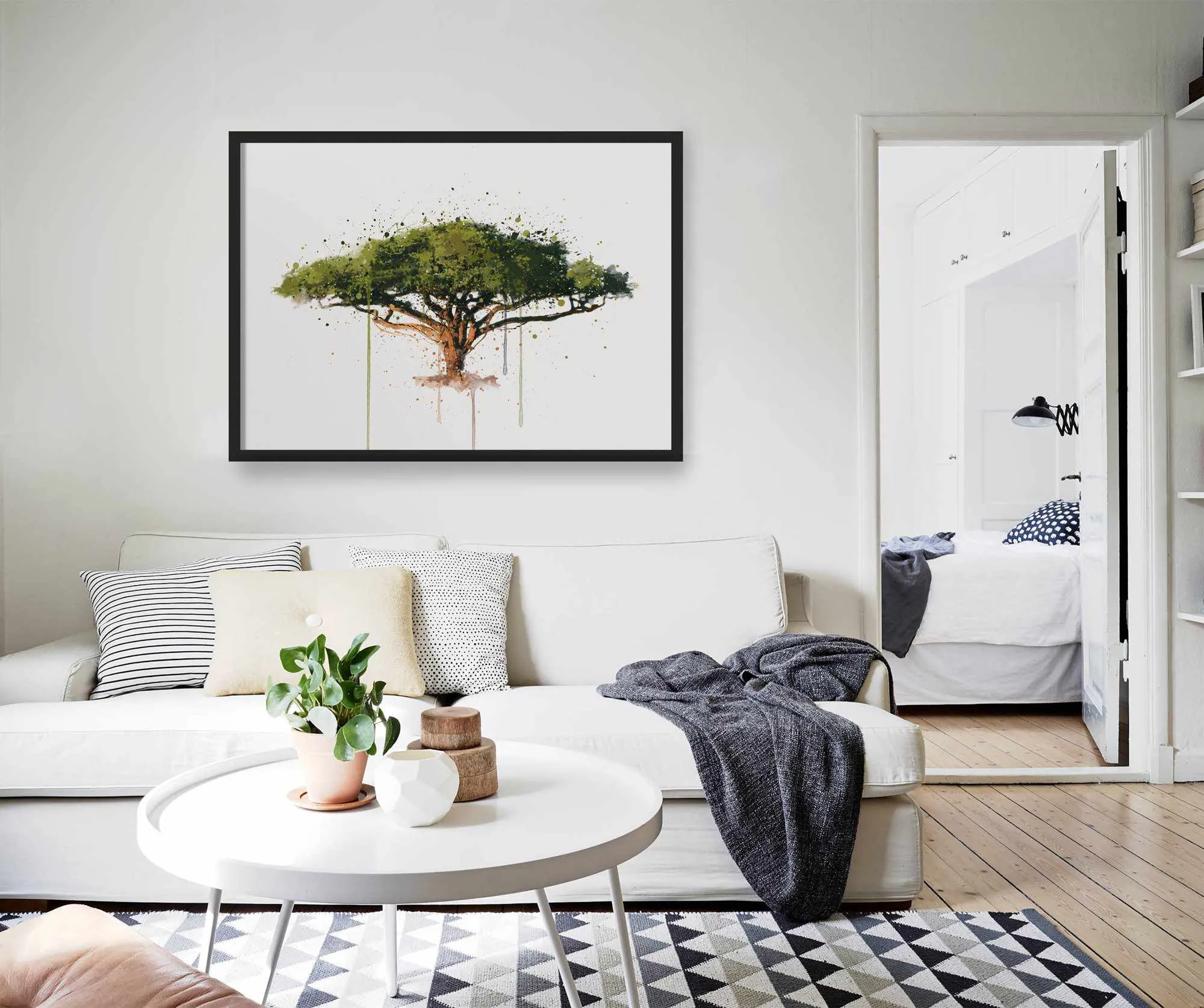 Botanical Wall Art Print ‘Acacia’ - Plant Prints, Botanical Art Prints and Botanical Illustrations