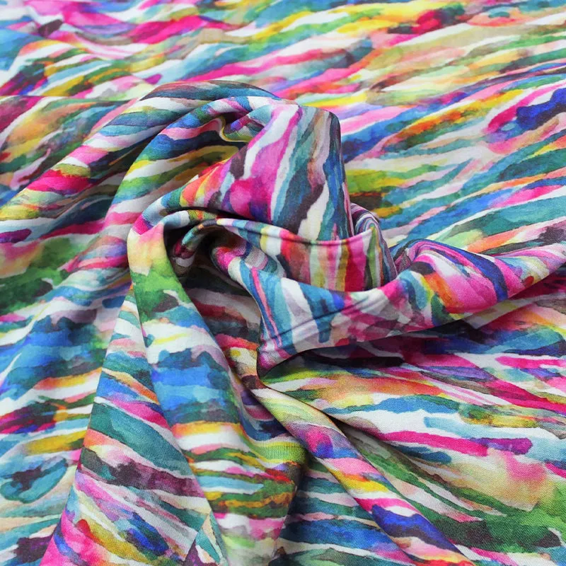 Bright Viscose - Colourful River