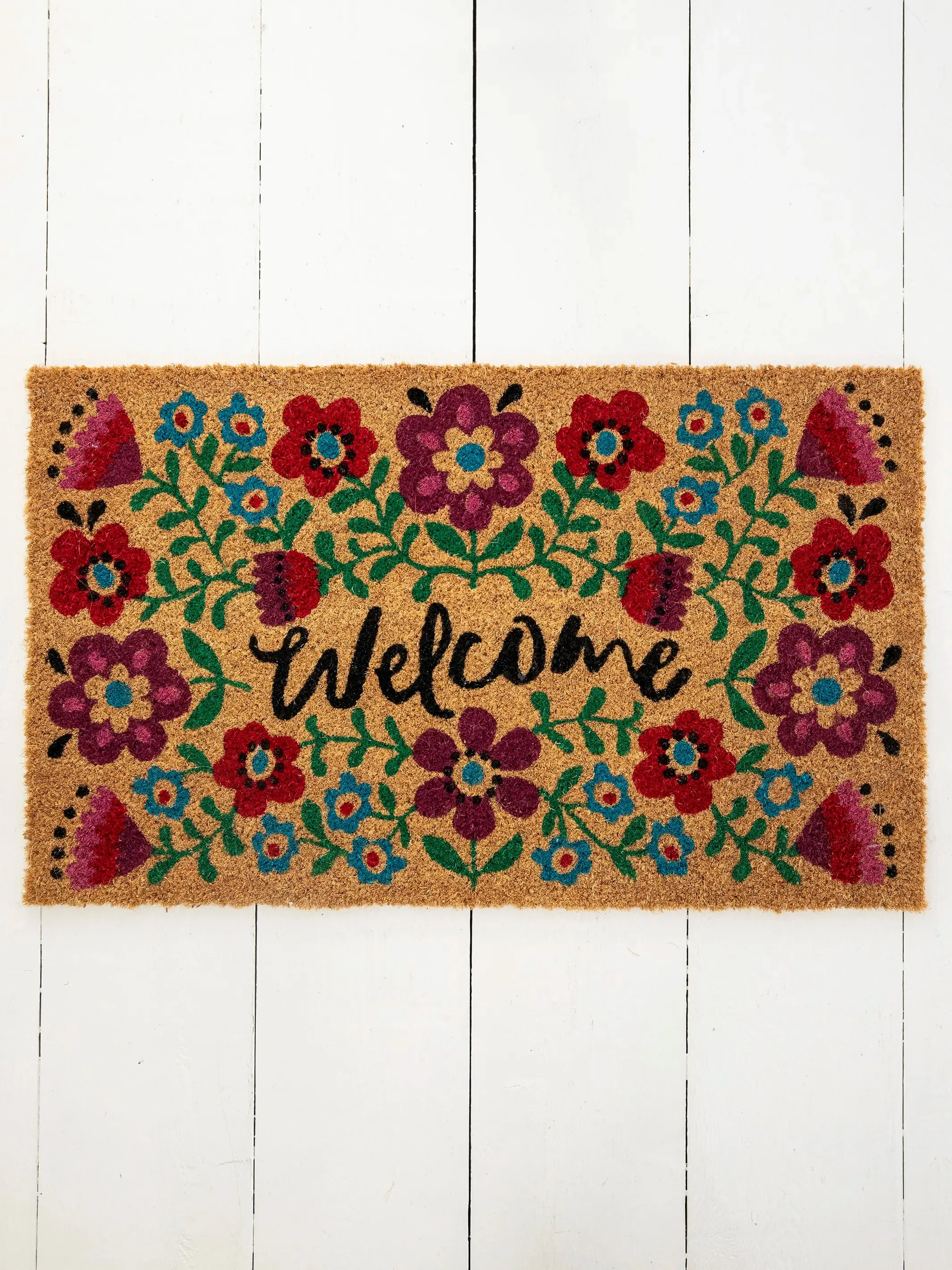 Bungalow Doormat - Welcome