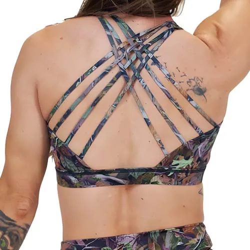 Butterfly Back Bra | Forest Camo