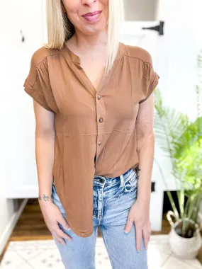 Chances Blouse - Brown