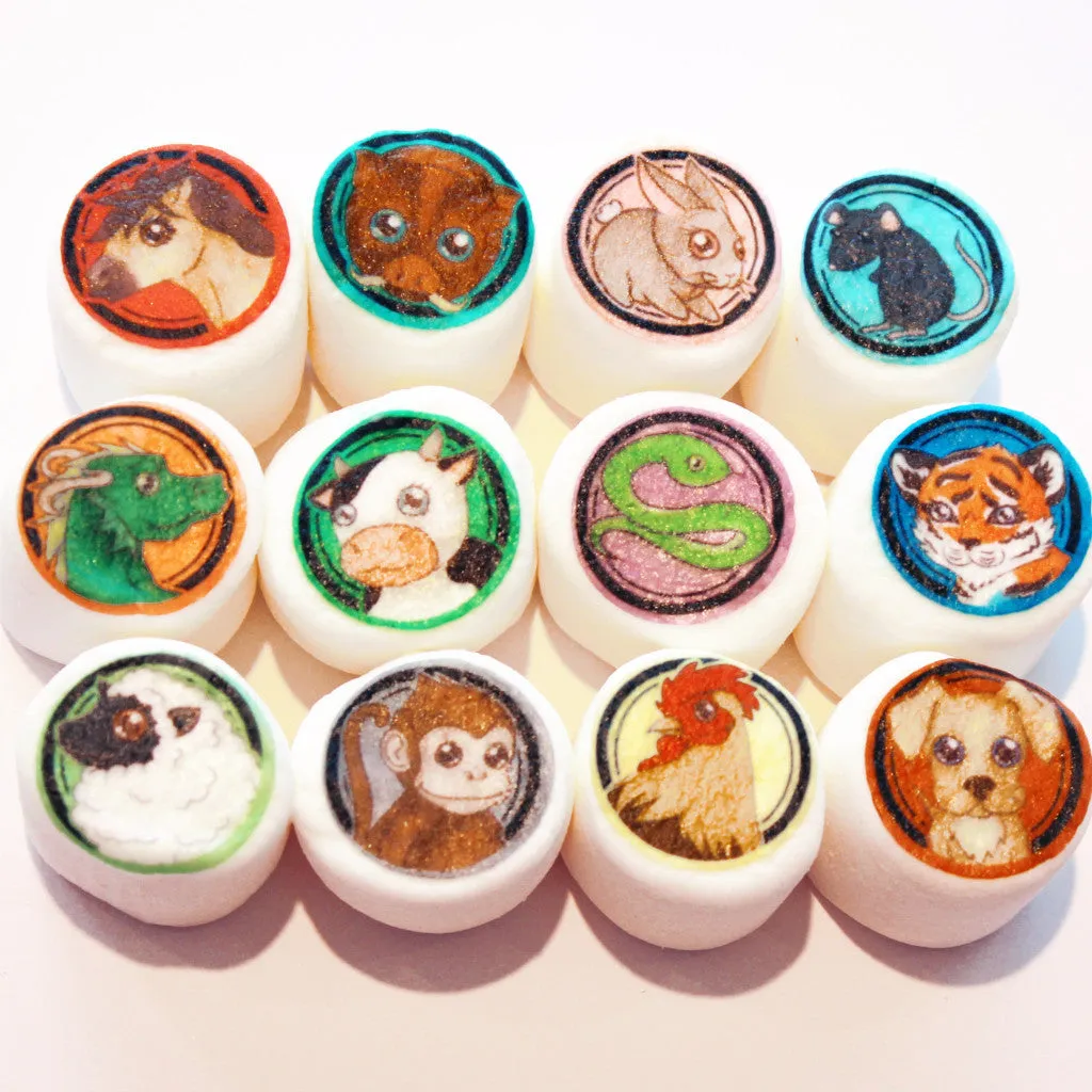 Chinese Zodiac Marshmallows by I Want Candy!