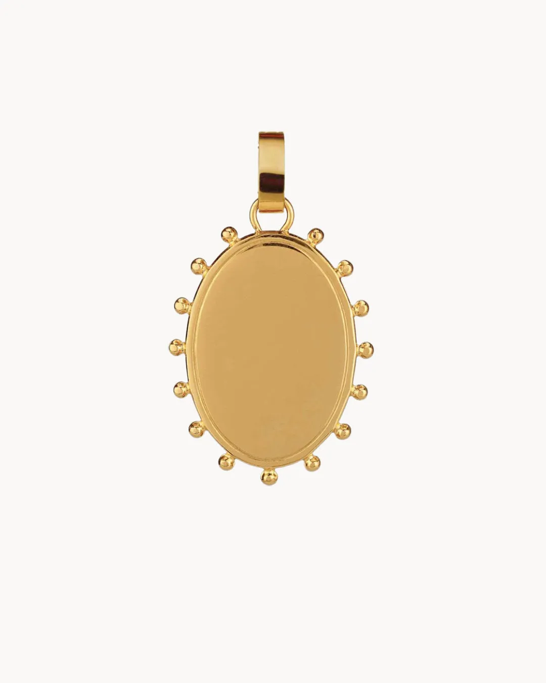 Domna Munita Engravable Pendant, Gold