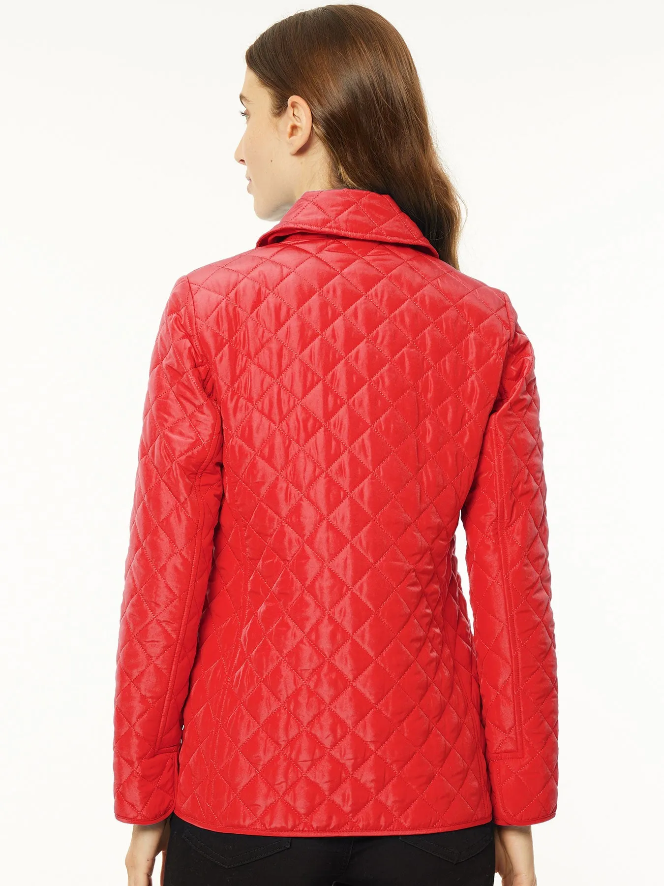 Five-Button Quilted Jacket