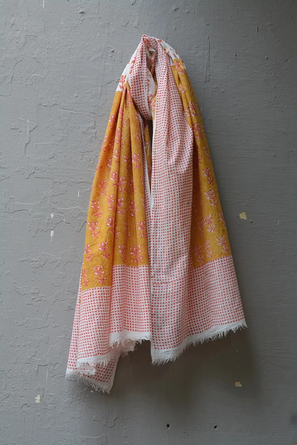 FLEUR - Block Printed Stole