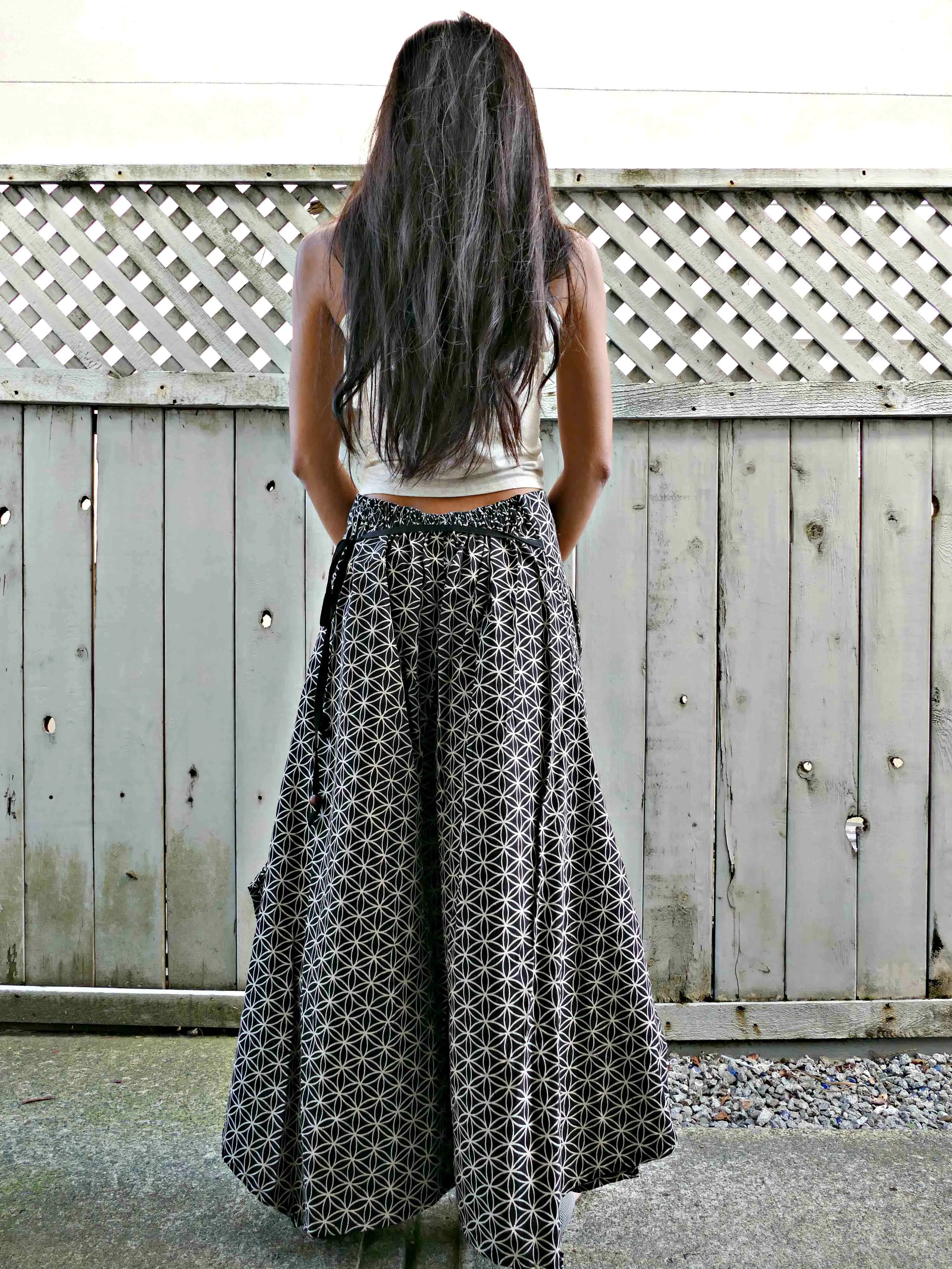 Flower of Life Wide Leg Pants