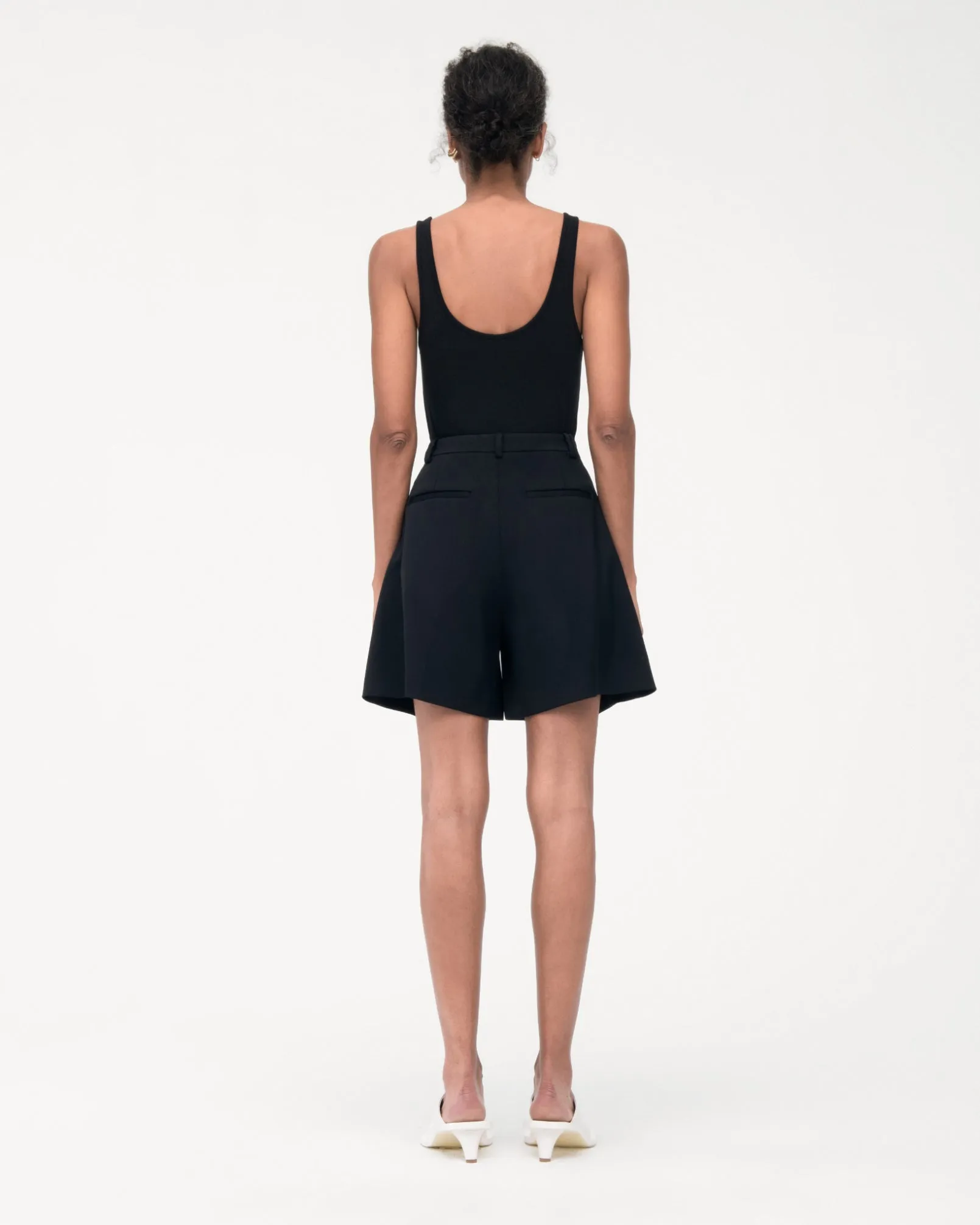 Fluid Pleated Short