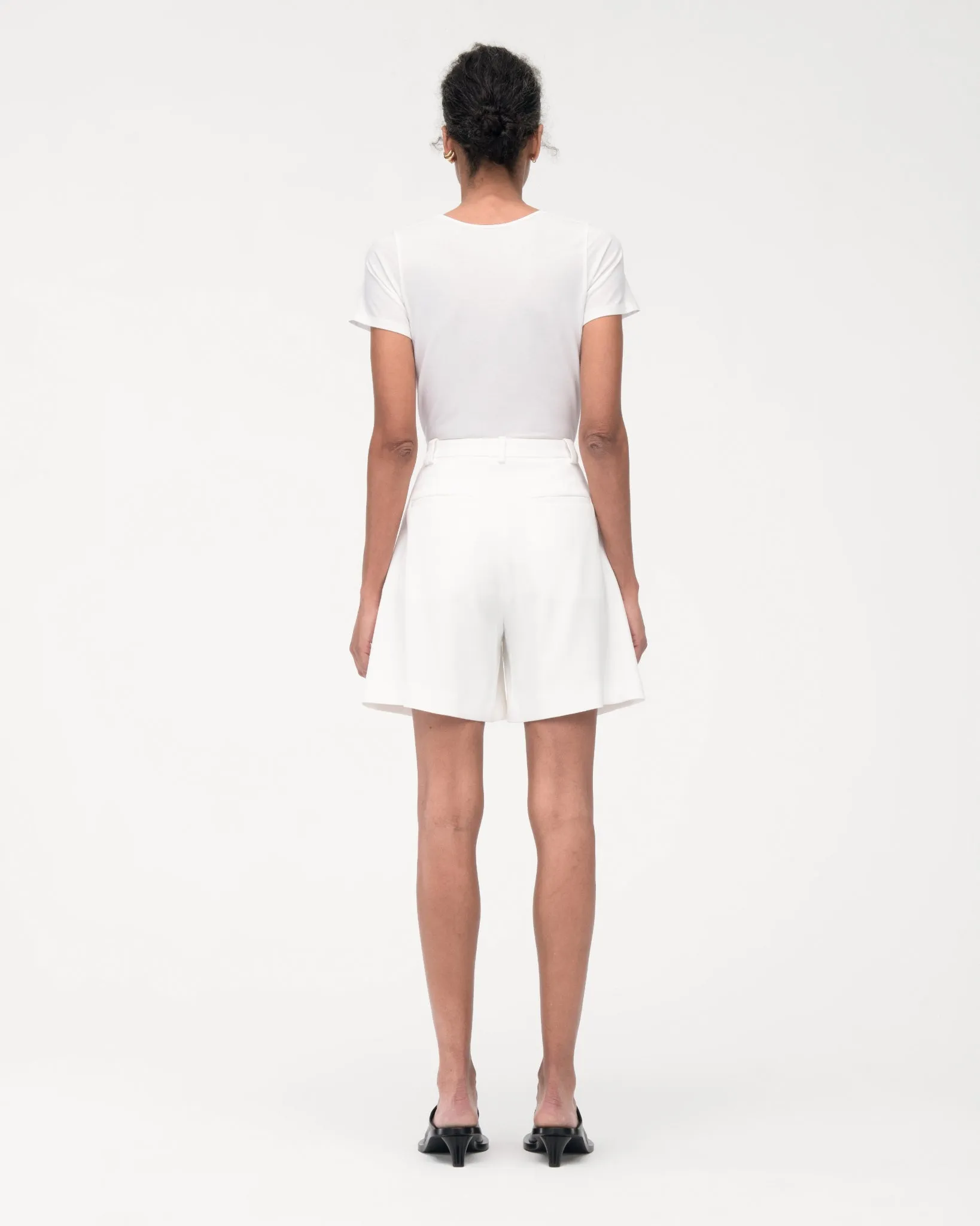 Fluid Pleated Short