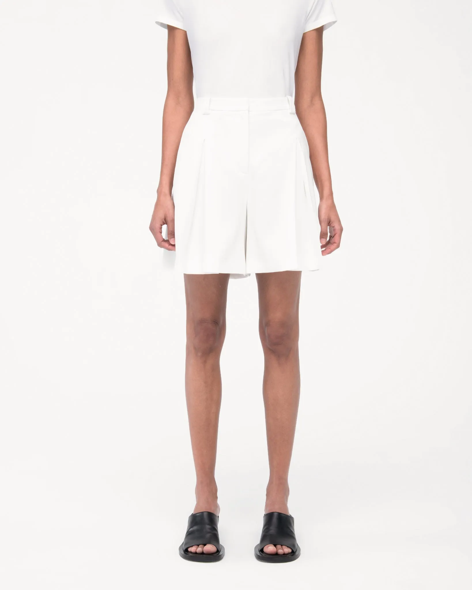 Fluid Pleated Short