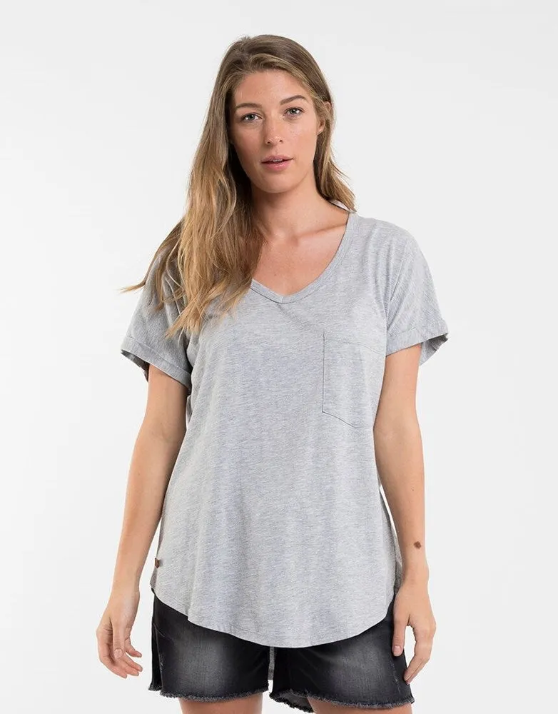 Foxwood Elements S/S Tee Grey Marle