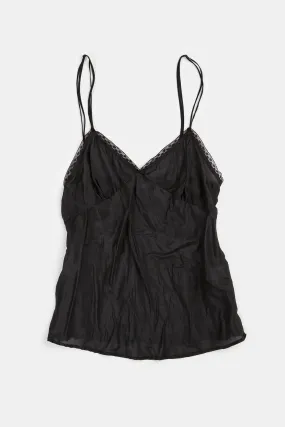 Gilda Silk Camisole in Black