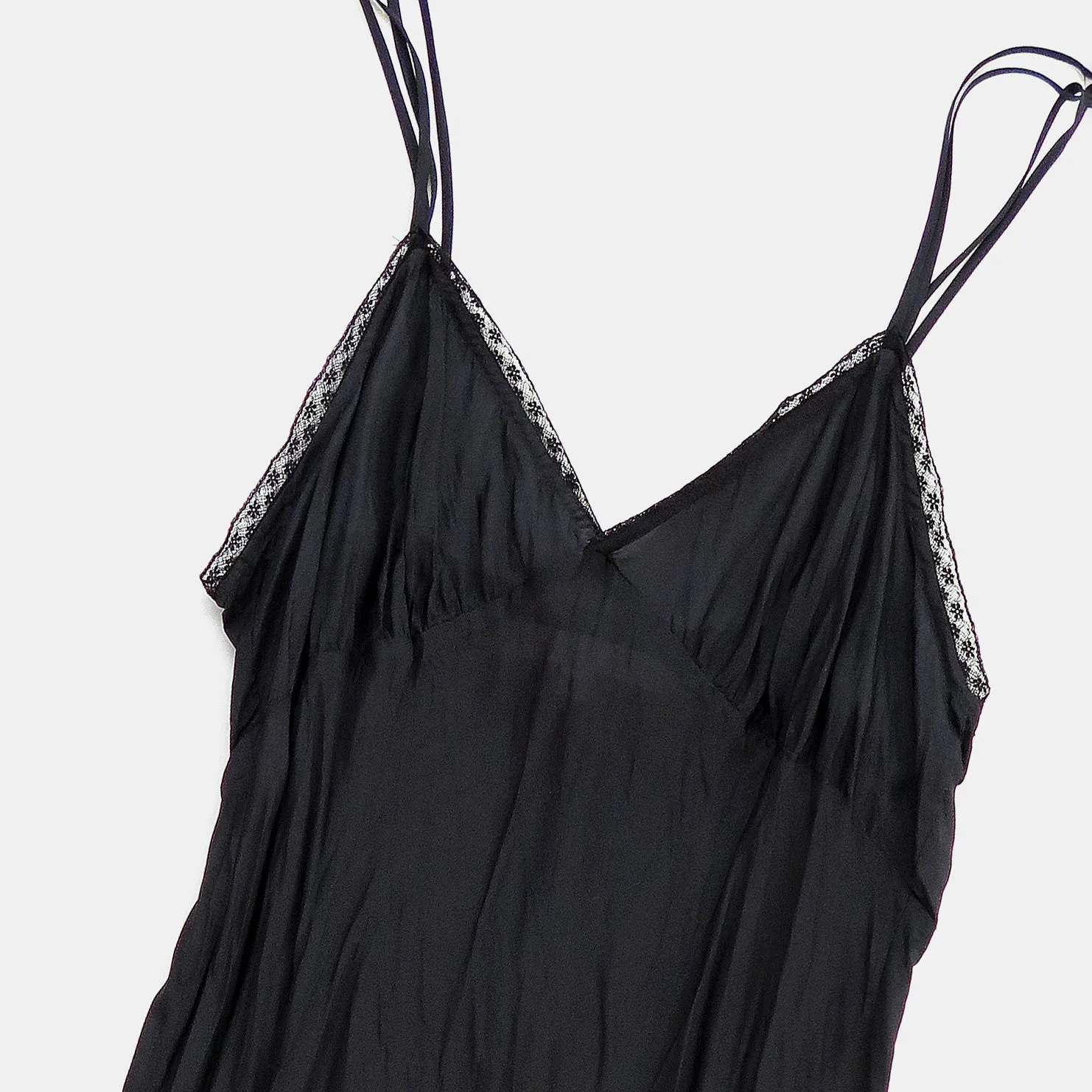 Gilda Silk Camisole in Black