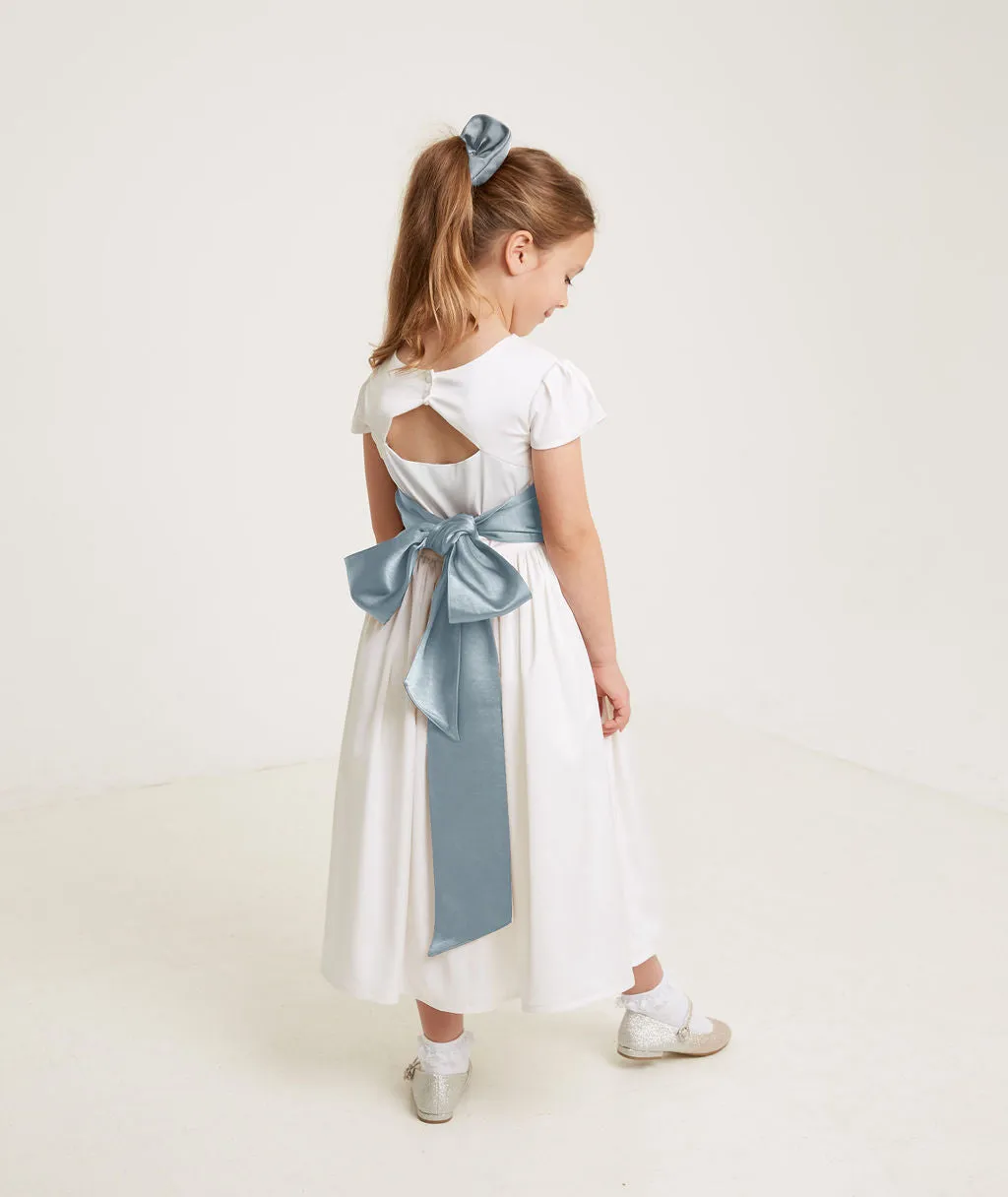 Girl's Satin Tie Back Belt