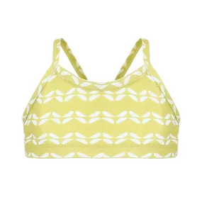 Girls Sunburst Chevron Bikini Top