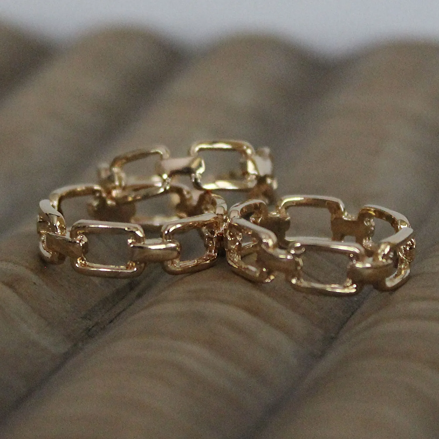 Gold Paperclip Ring