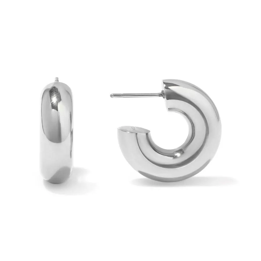 Hailey Nano Hoop 9mm Silver Earrings